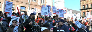 Assembling at City Hall 1