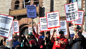 Assembling at City Hall 3