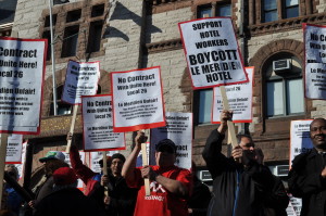 Assembling at City Hall 4