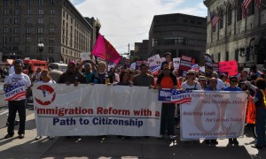 Immigration March Begins