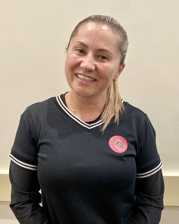 Luz Mejía, front of house at the Le Staff Café, Encore Boston Harbor.